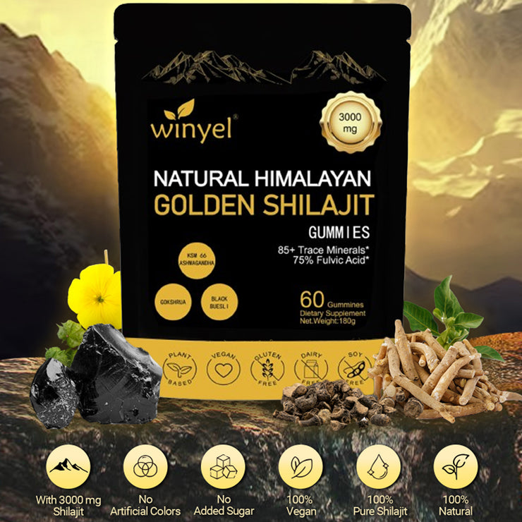 Himalayan Shilajit  Gummies For Energy Boost