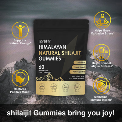 Premium naturel shilajit - 60 tablets of naturel energy