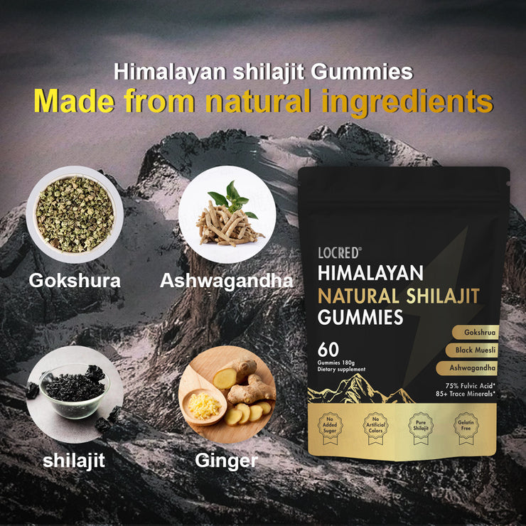 Premium naturel shilajit - 60 tablets of naturel energy