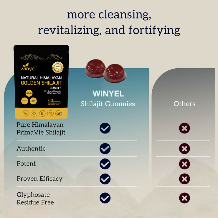 Himalayan Shilajit  Gummies For Energy Boost