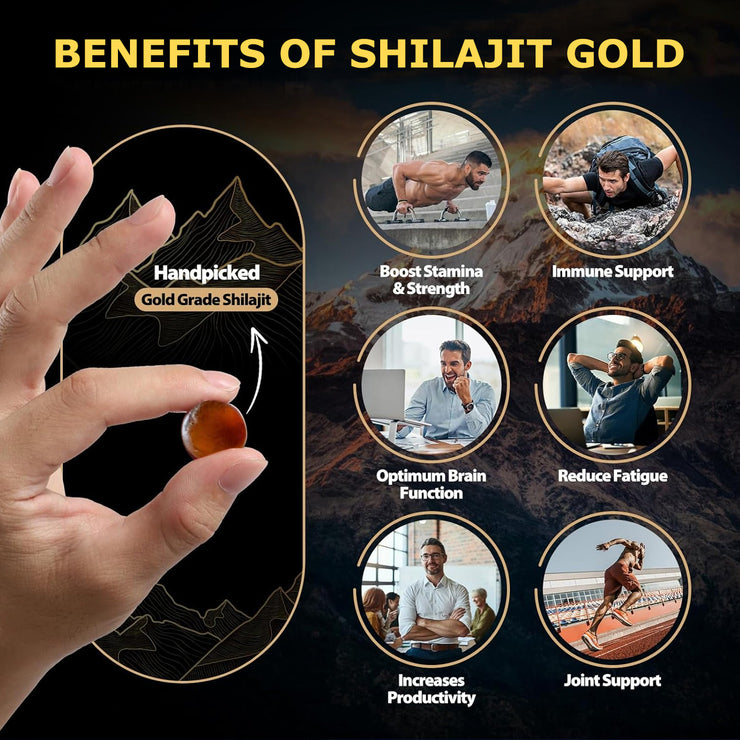 Himalayan Shilajit  Gummies For Energy Boost